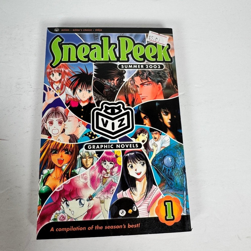 Sneak Peek Vol 1 VIZ‎ Manga Sampler Summer 2003 Graphic Novels Compilation